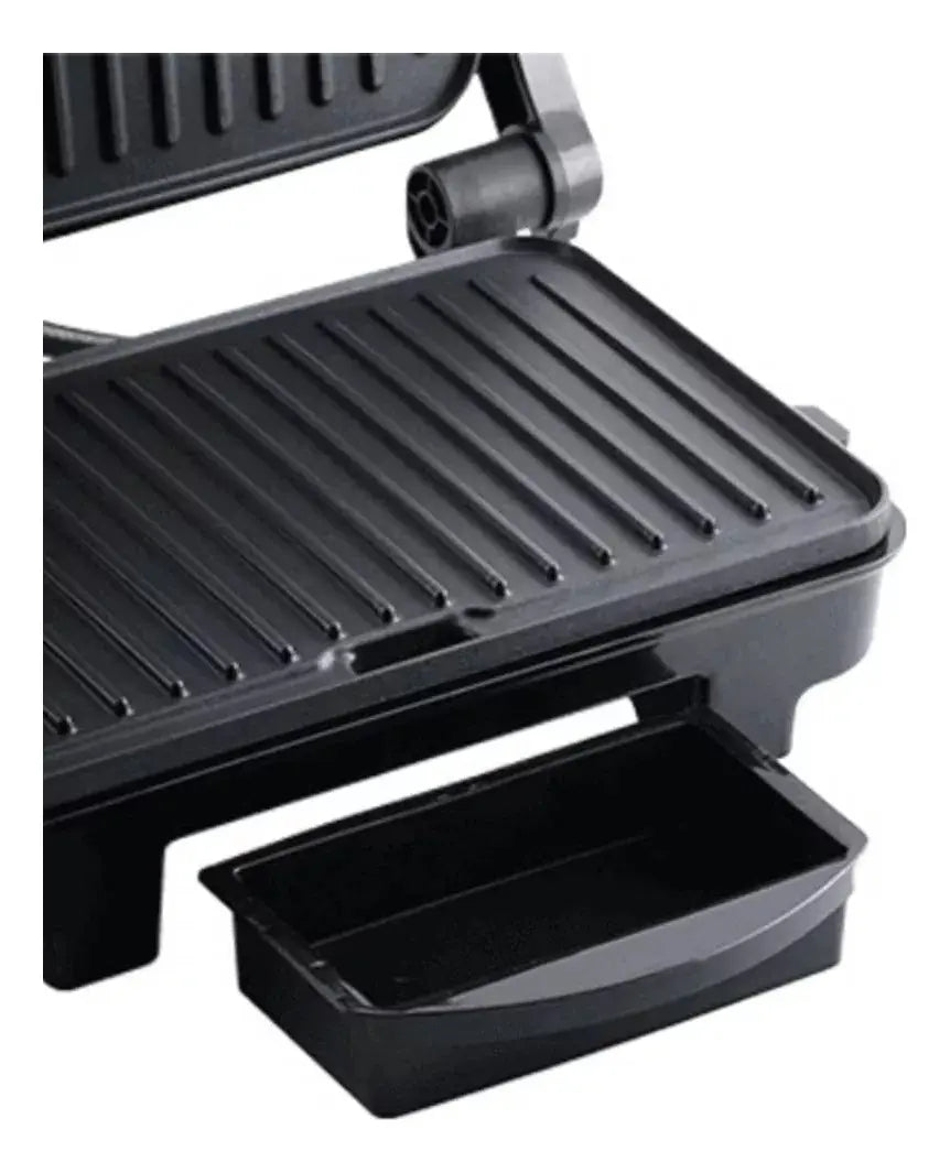 Sandwichera grill con plancha antiadherente