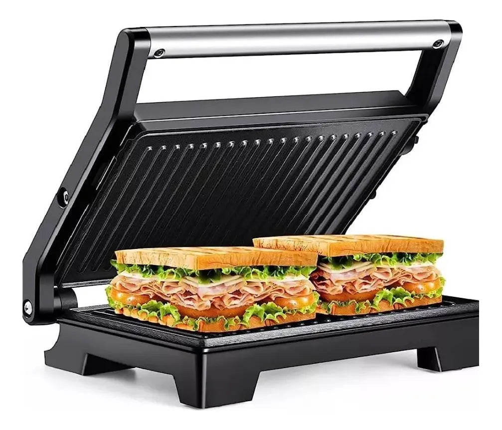 Sandwichera grill con plancha antiadherente