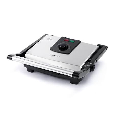 Sandwichera grill con plancha antiadherente